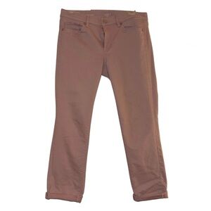 LOFT Dusty Pink Cropped Jean